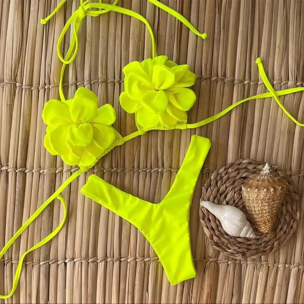 Yellow bikini